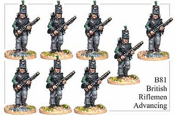 B081 Riflemen Advancing