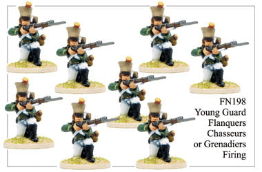 FN198 - Young Guard Flanquers Chasseurs Or Flanquers Grenadiers Kneeling Firing