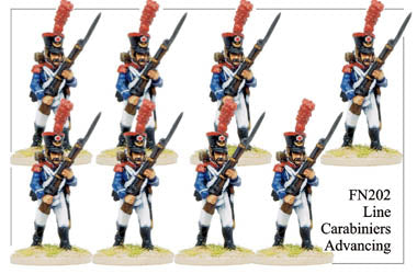 FN202 - Late Light Infantry Chasseurs Elite Company Carabineers Advancing