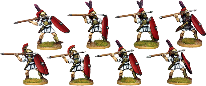 RR002 - Roman Legionary Hastati Attacking